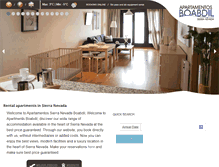 Tablet Screenshot of apartamentos-sierra-nevada.com
